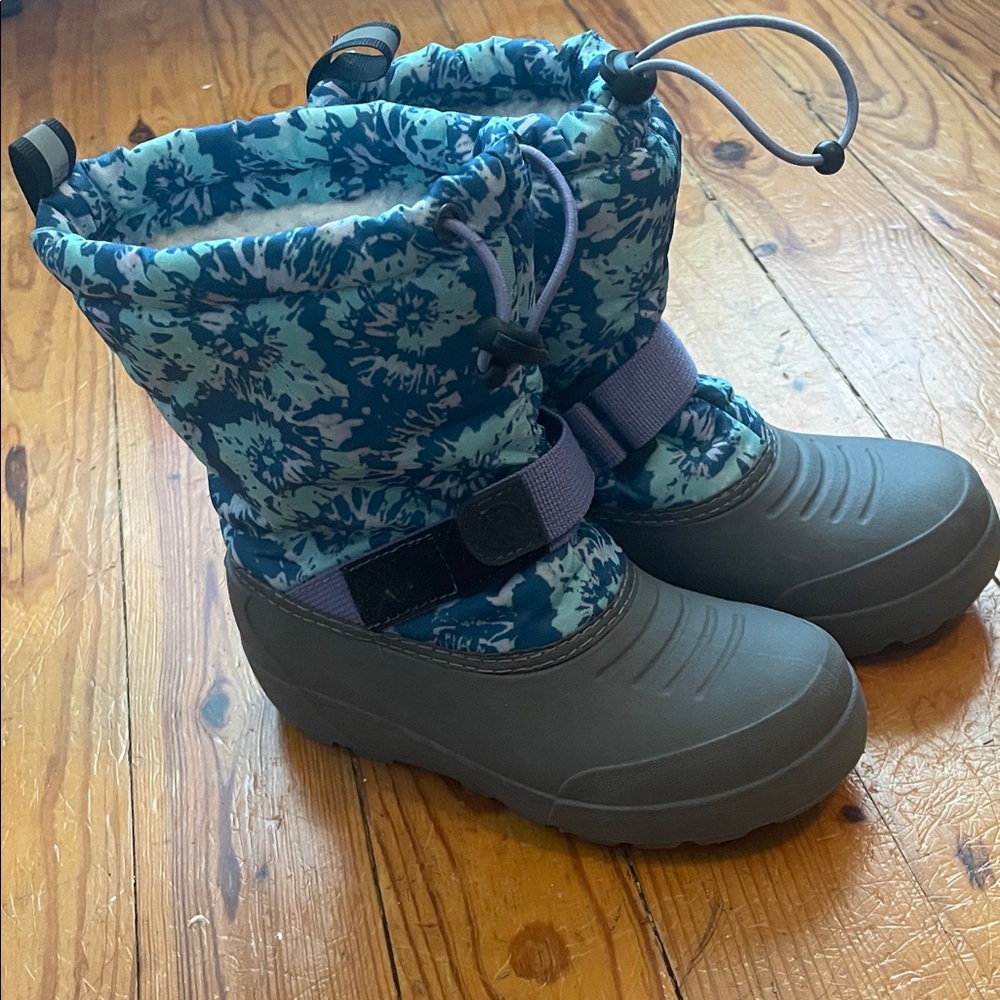 Northside Kids Winter Boots - Gray and Blue/purple